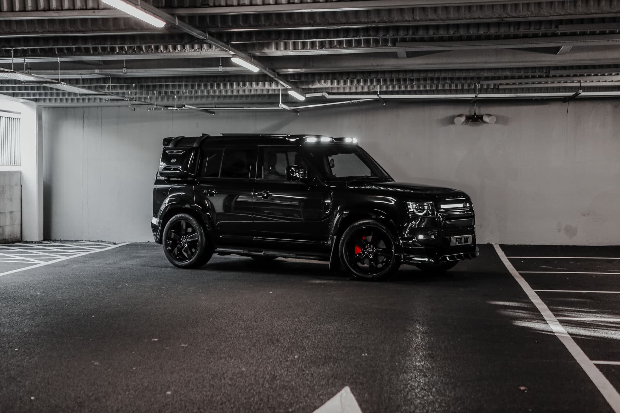 Defender Black 110 Bodykit still