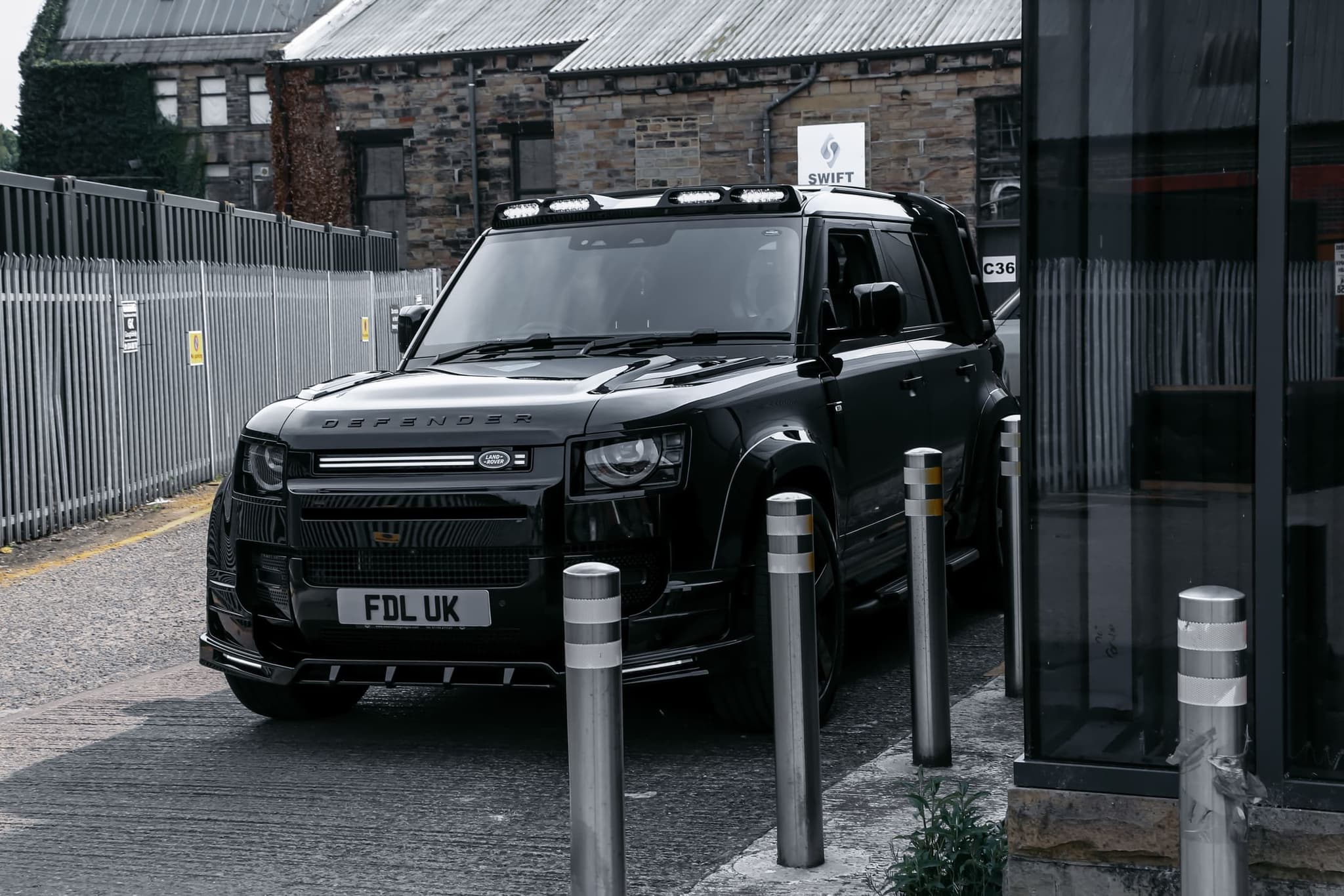 Defender Black 110 Bodykit still