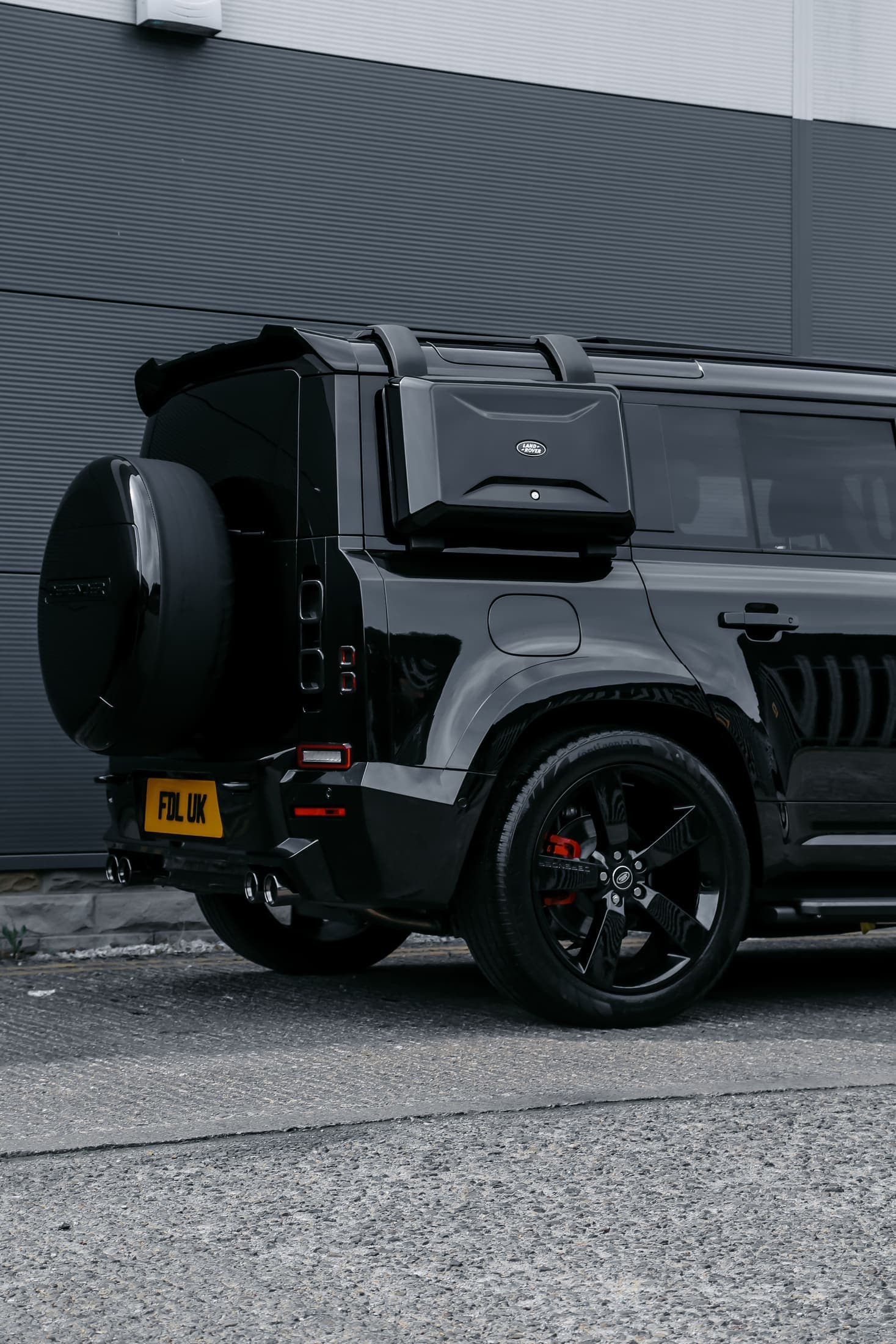 Defender Black 110 Bodykit still