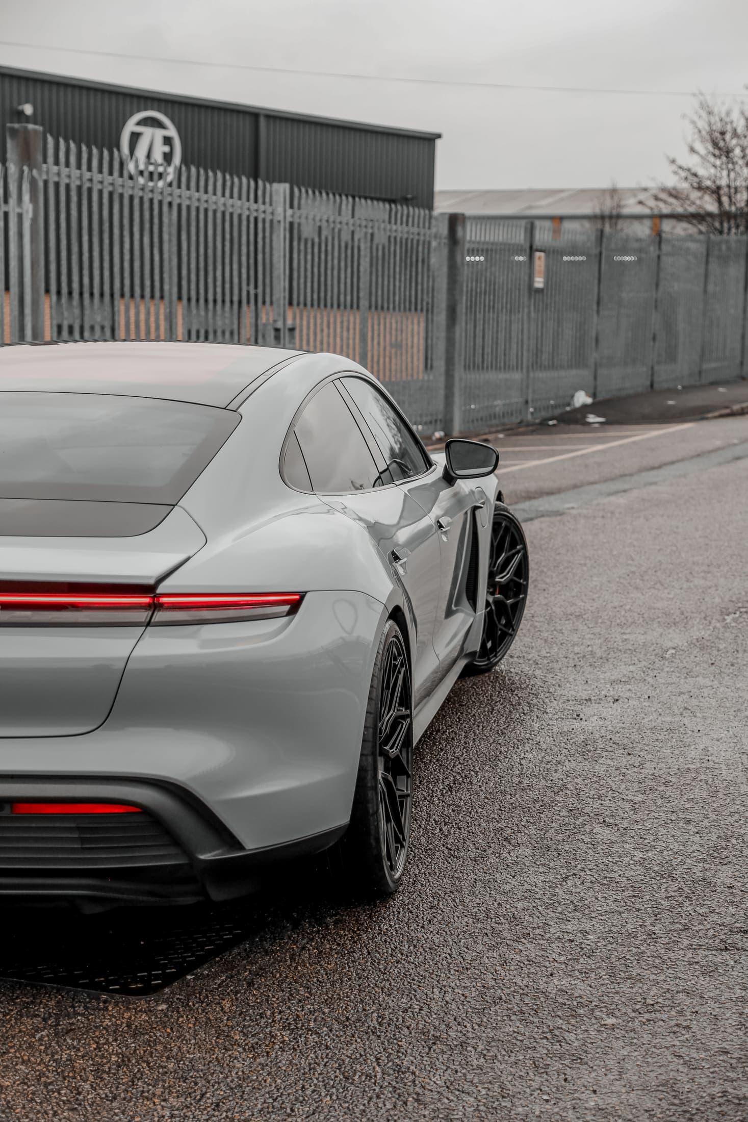 Porsche Taycan Wrap + Wheels still