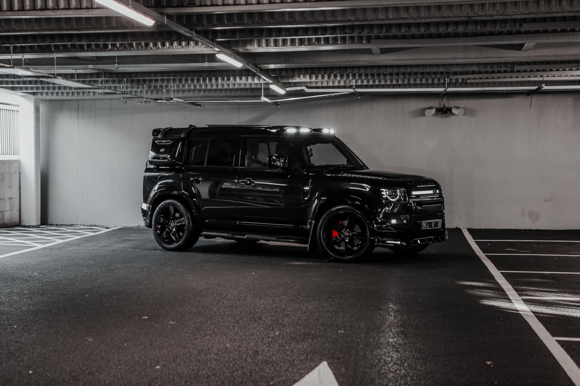 Defender Black 110 Bodykit still