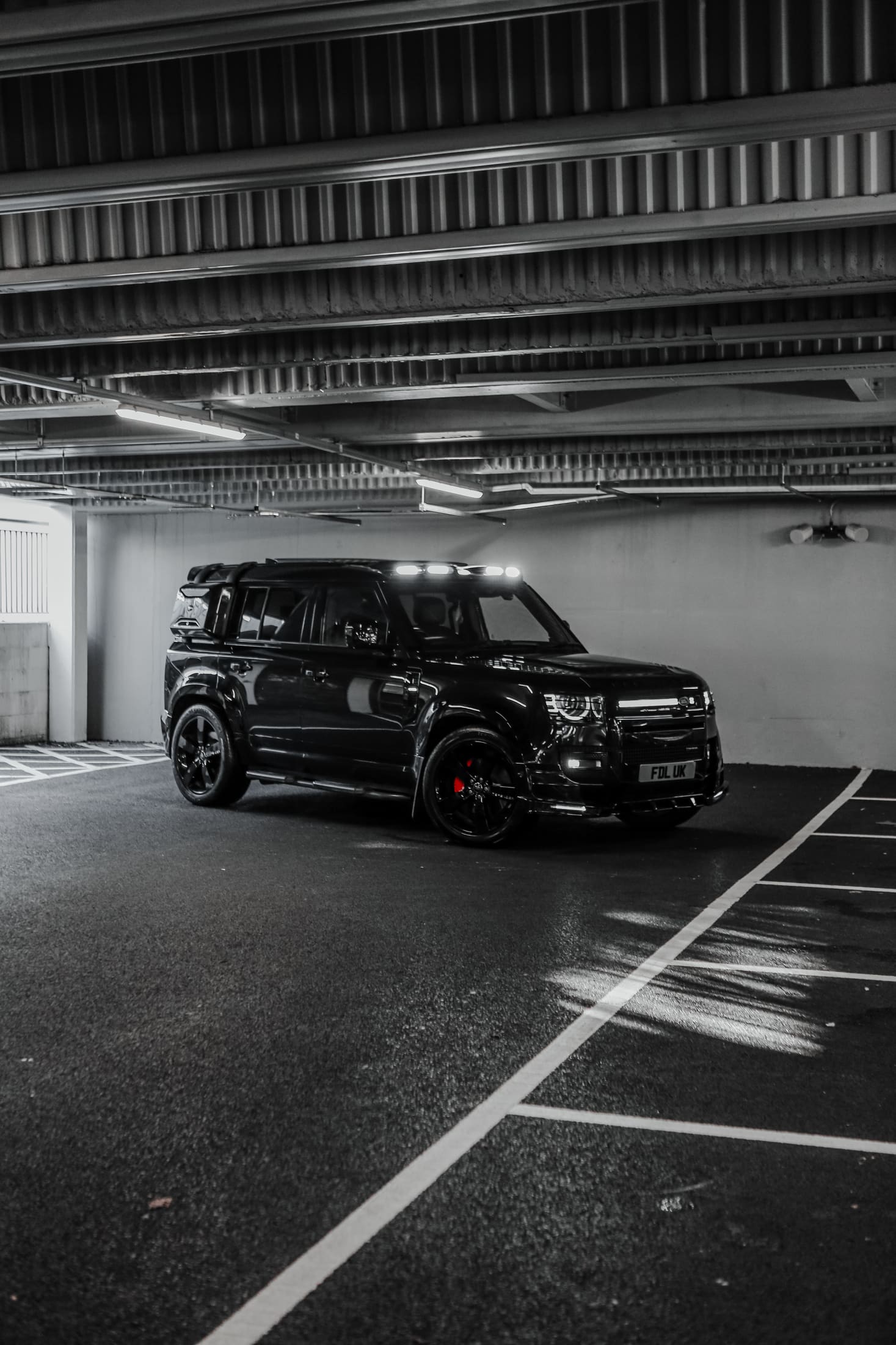 Defender Black 110 Bodykit still