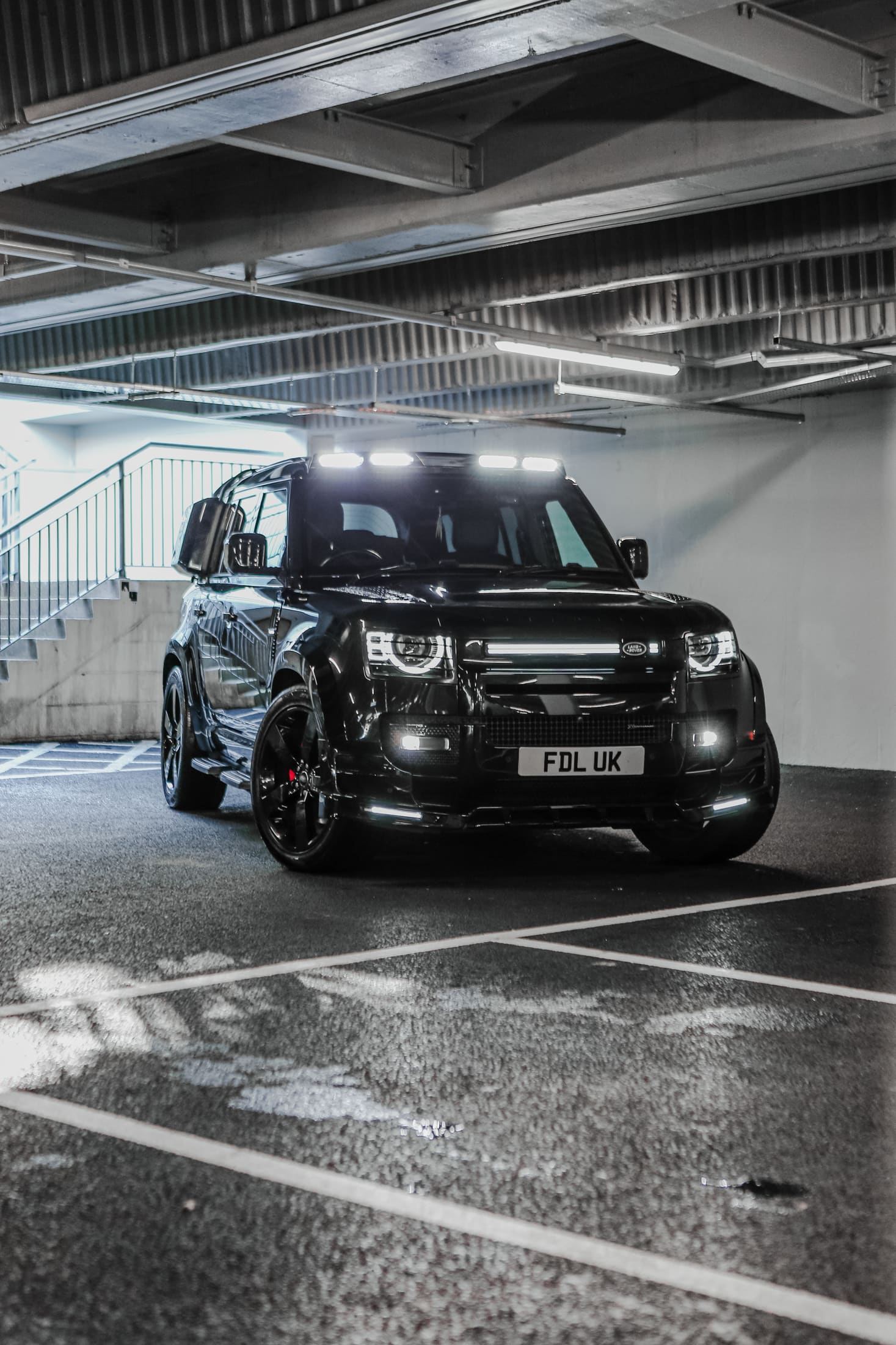 Defender Black 110 Bodykit still