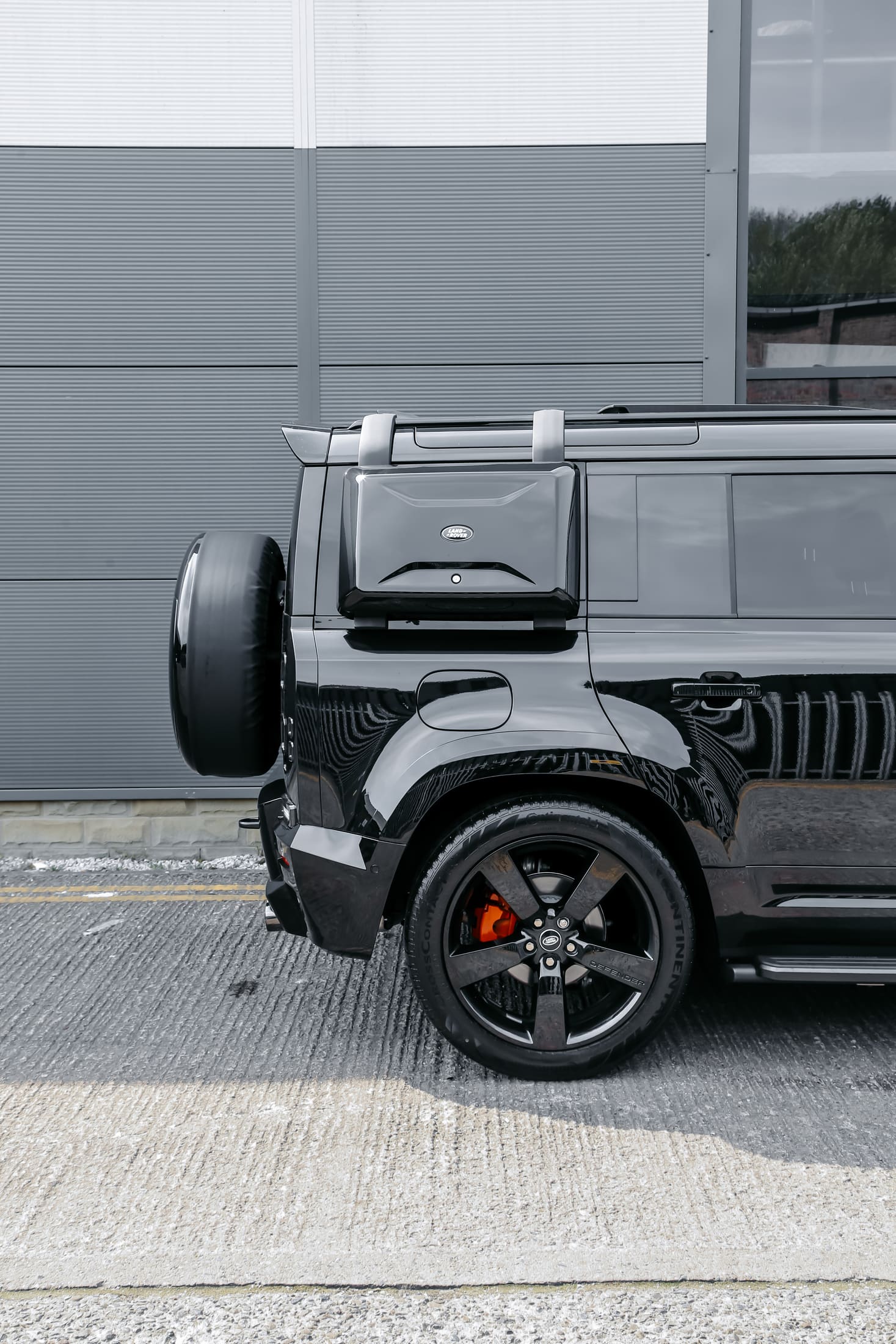 Defender Black 110 Bodykit still