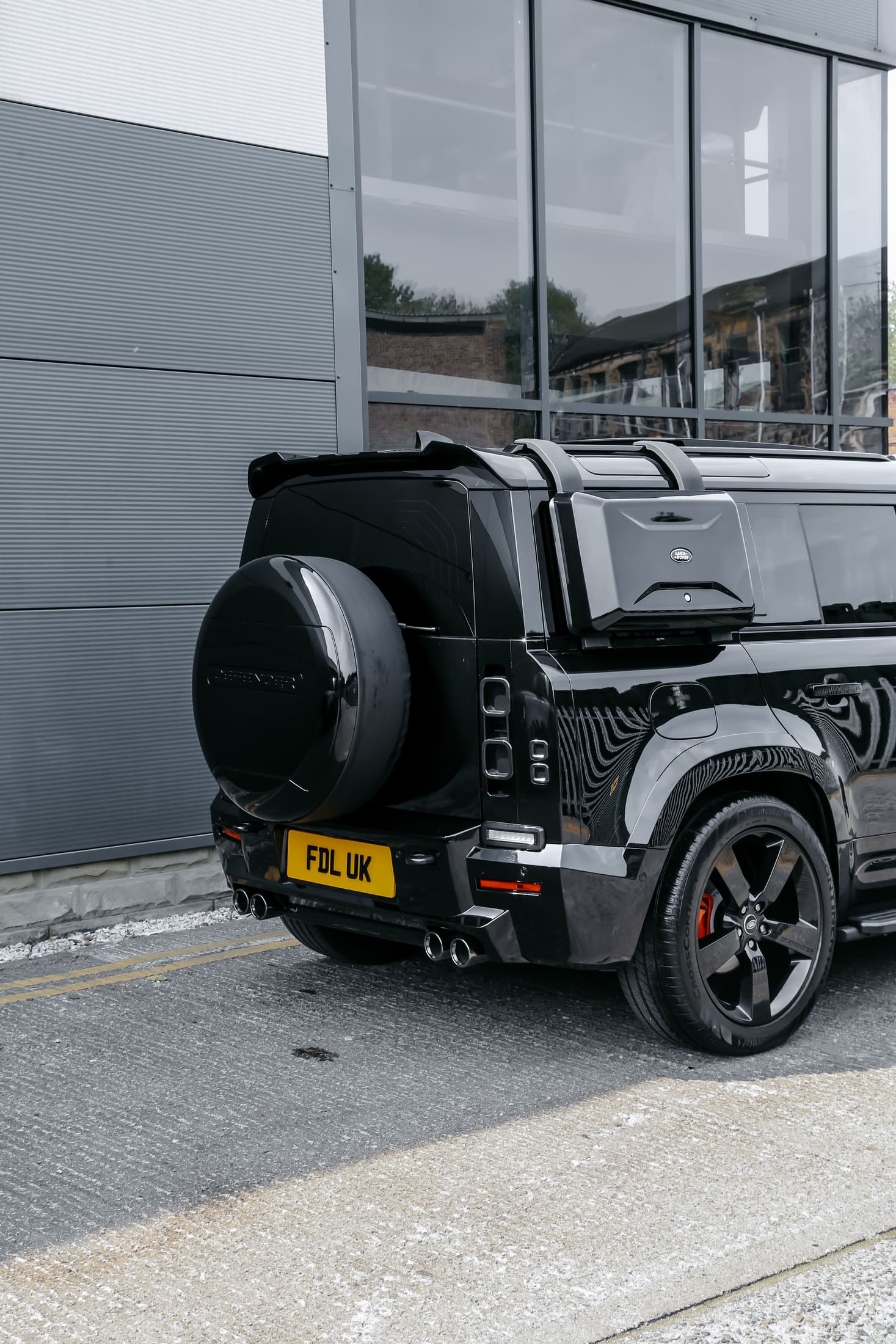 Defender Black 110 Bodykit still