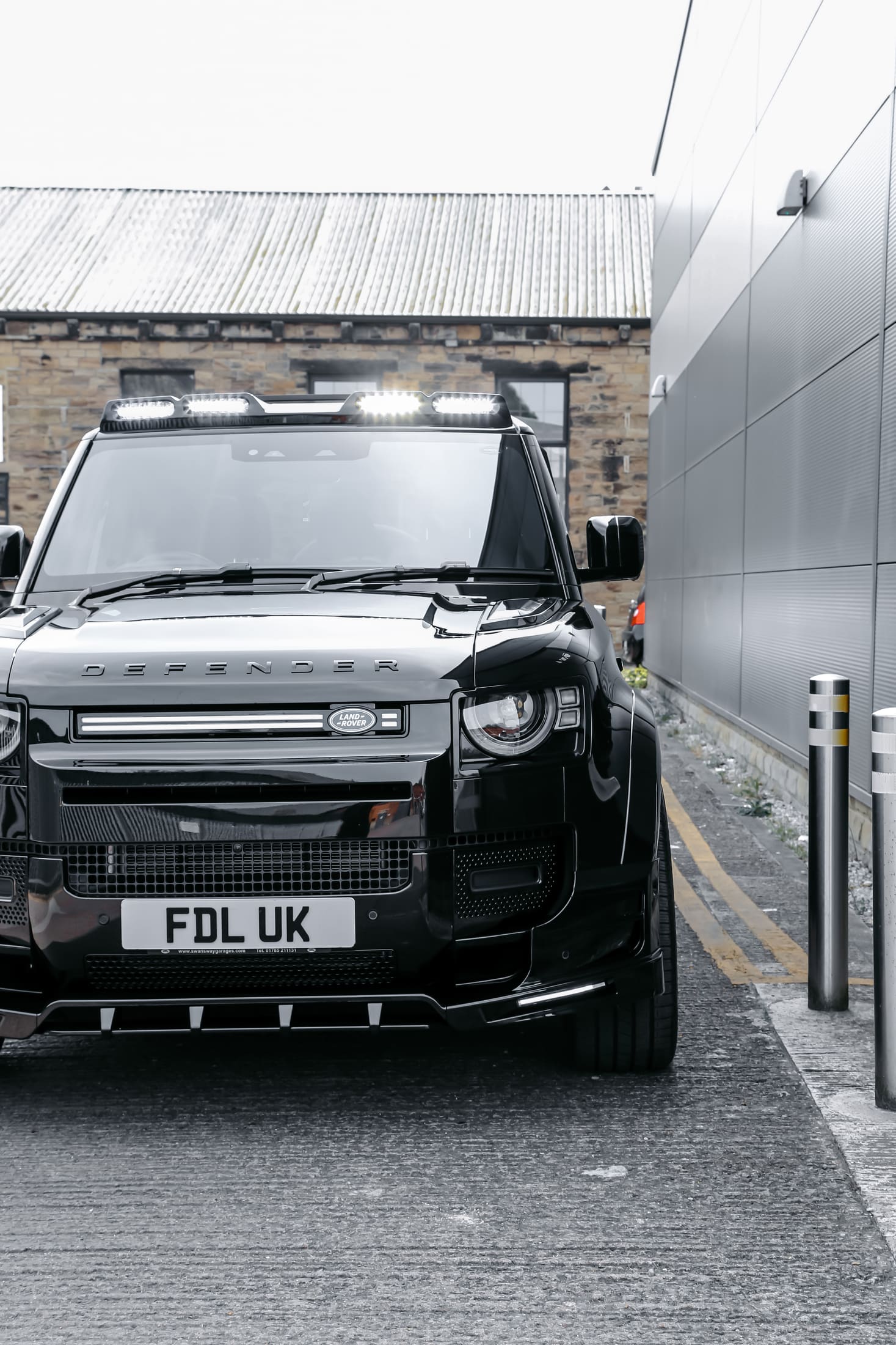 Defender Black 110 Bodykit still