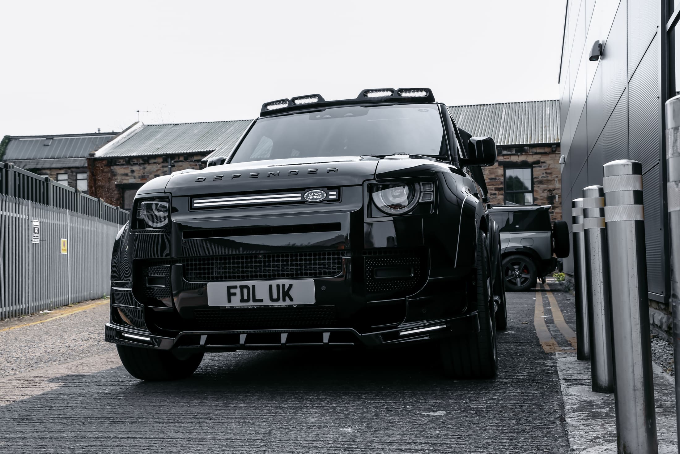 Defender Black 110 Bodykit still