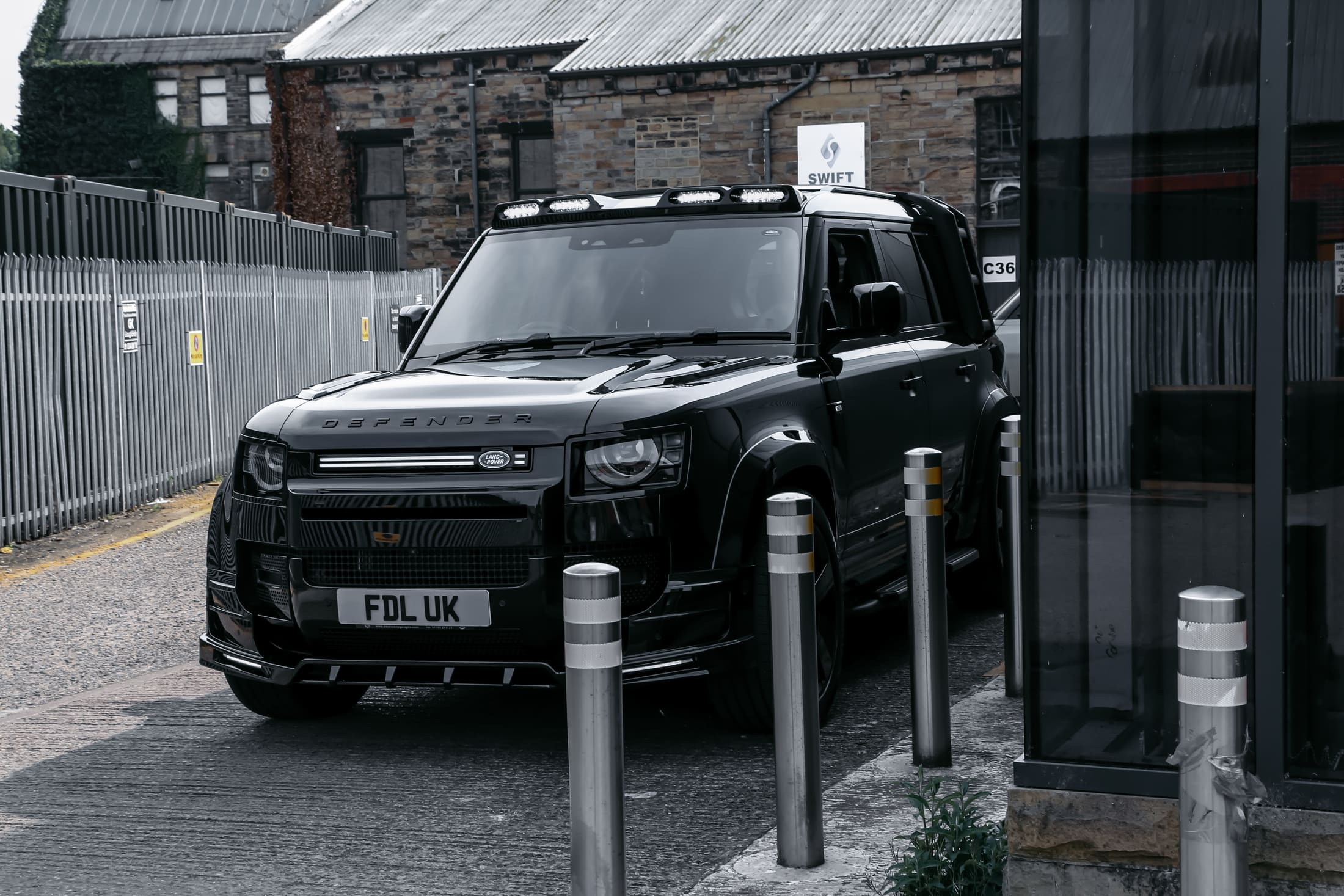 Defender Black 110 Bodykit still