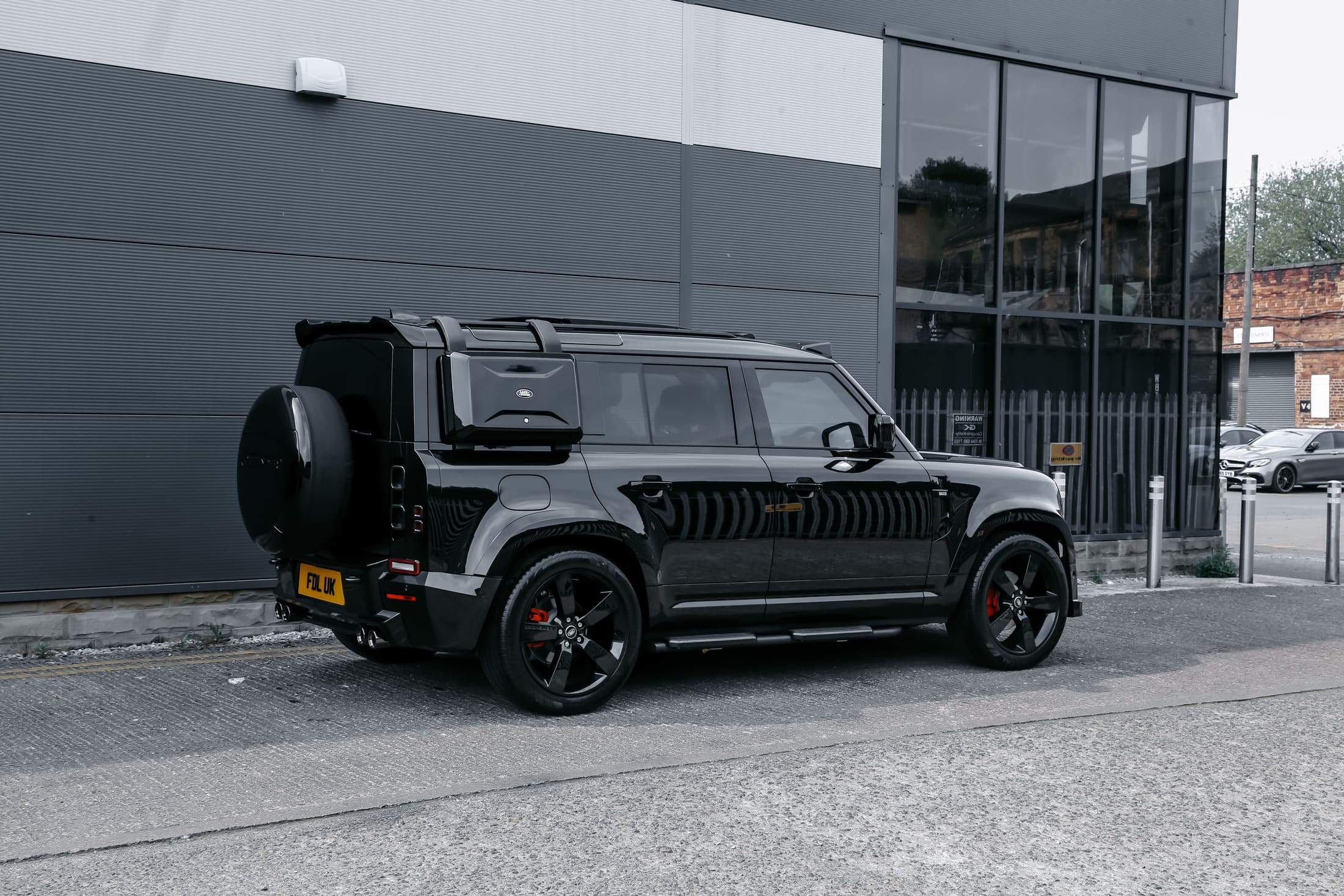 Defender Black 110 Bodykit still