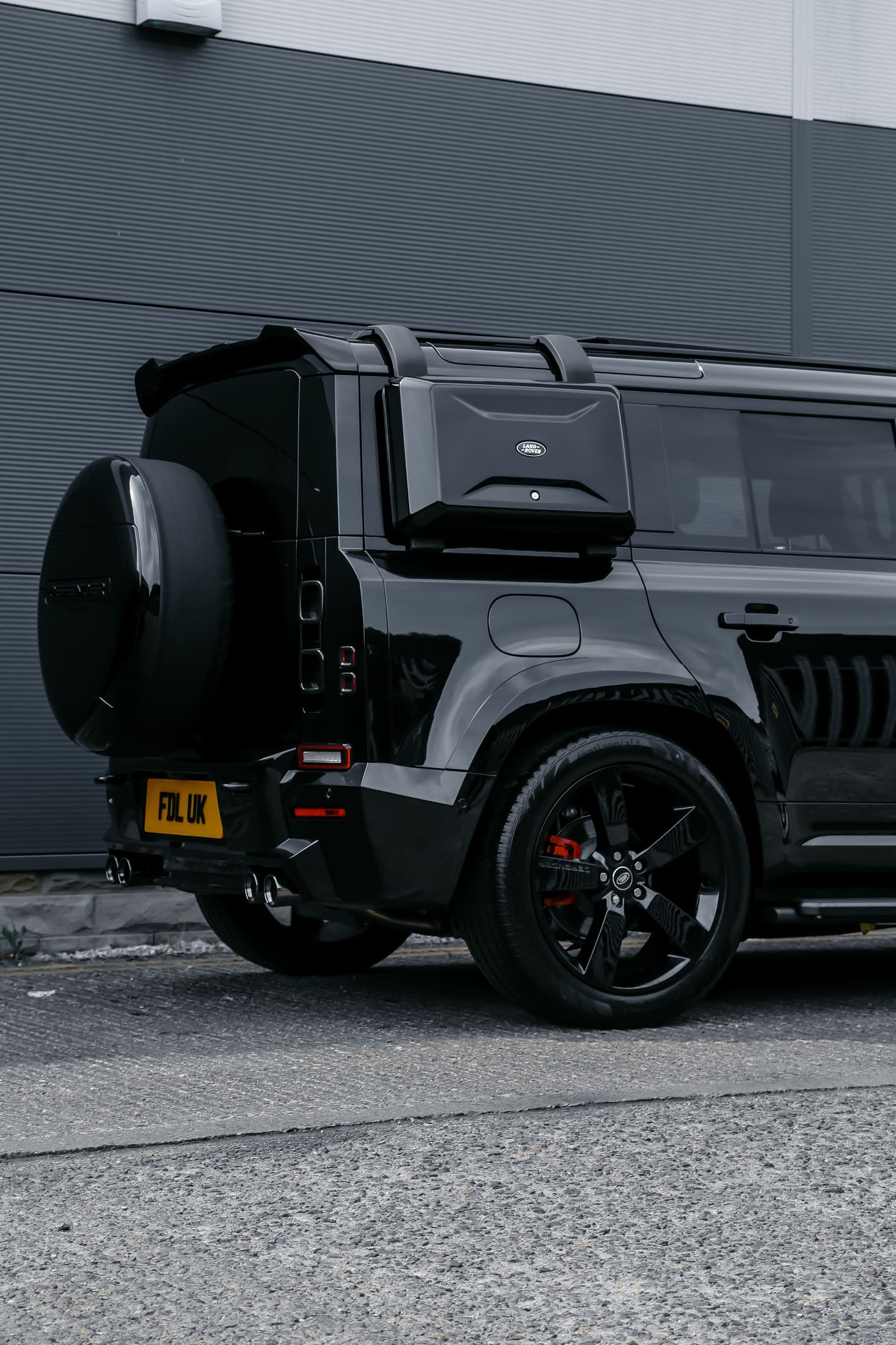Defender Black 110 Bodykit still