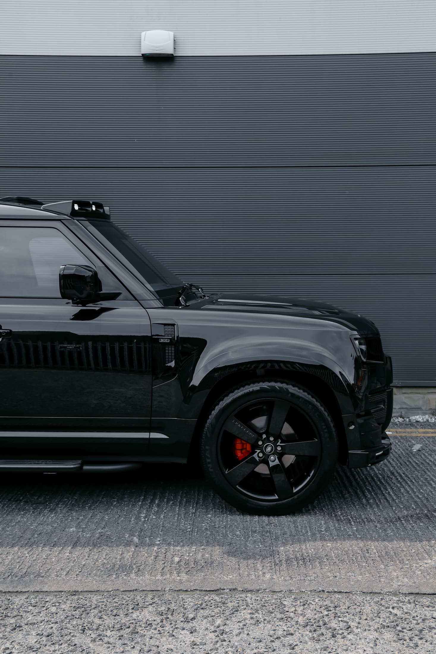 Defender Black 110 Bodykit still