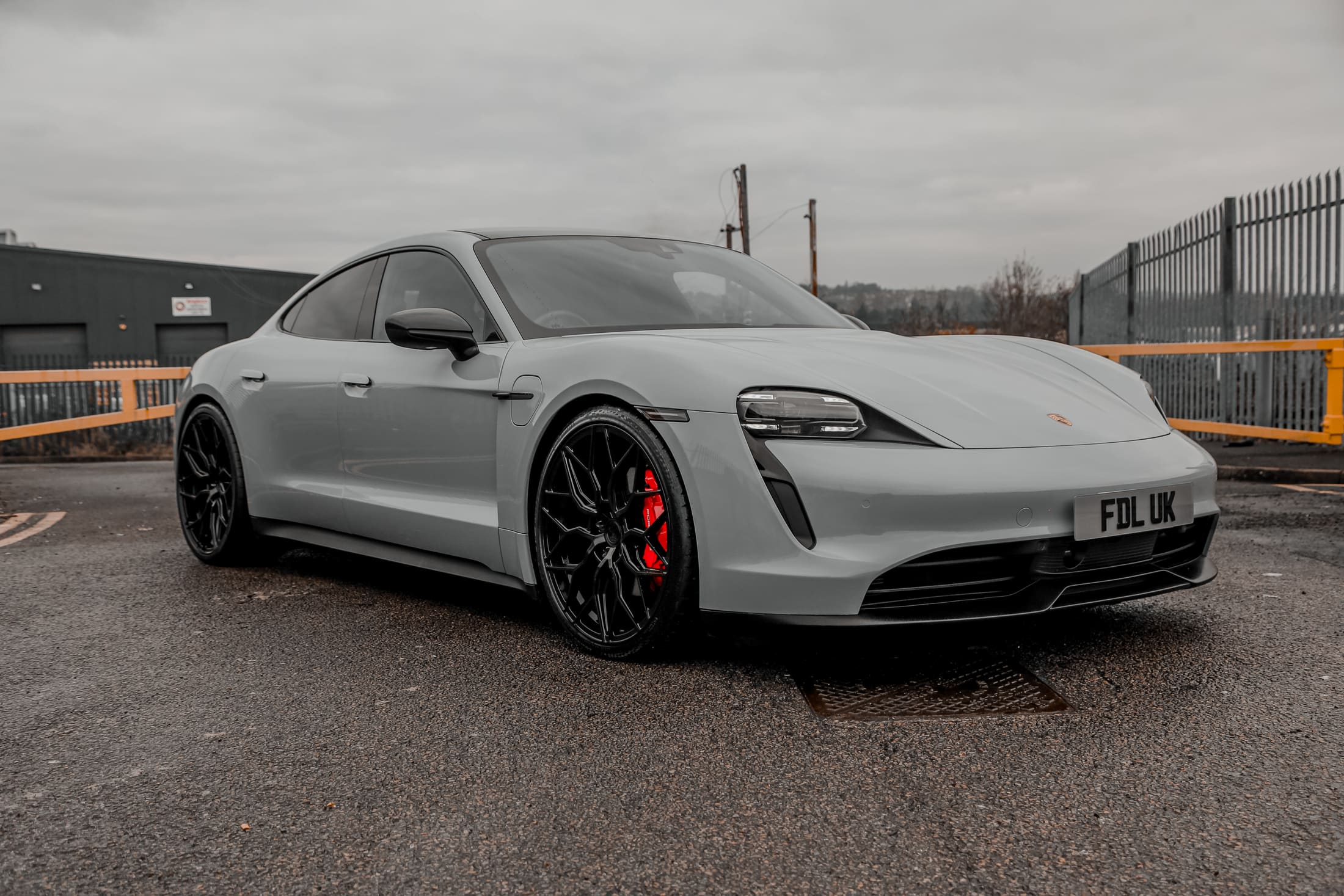 Porsche Taycan Wrap + Wheels still