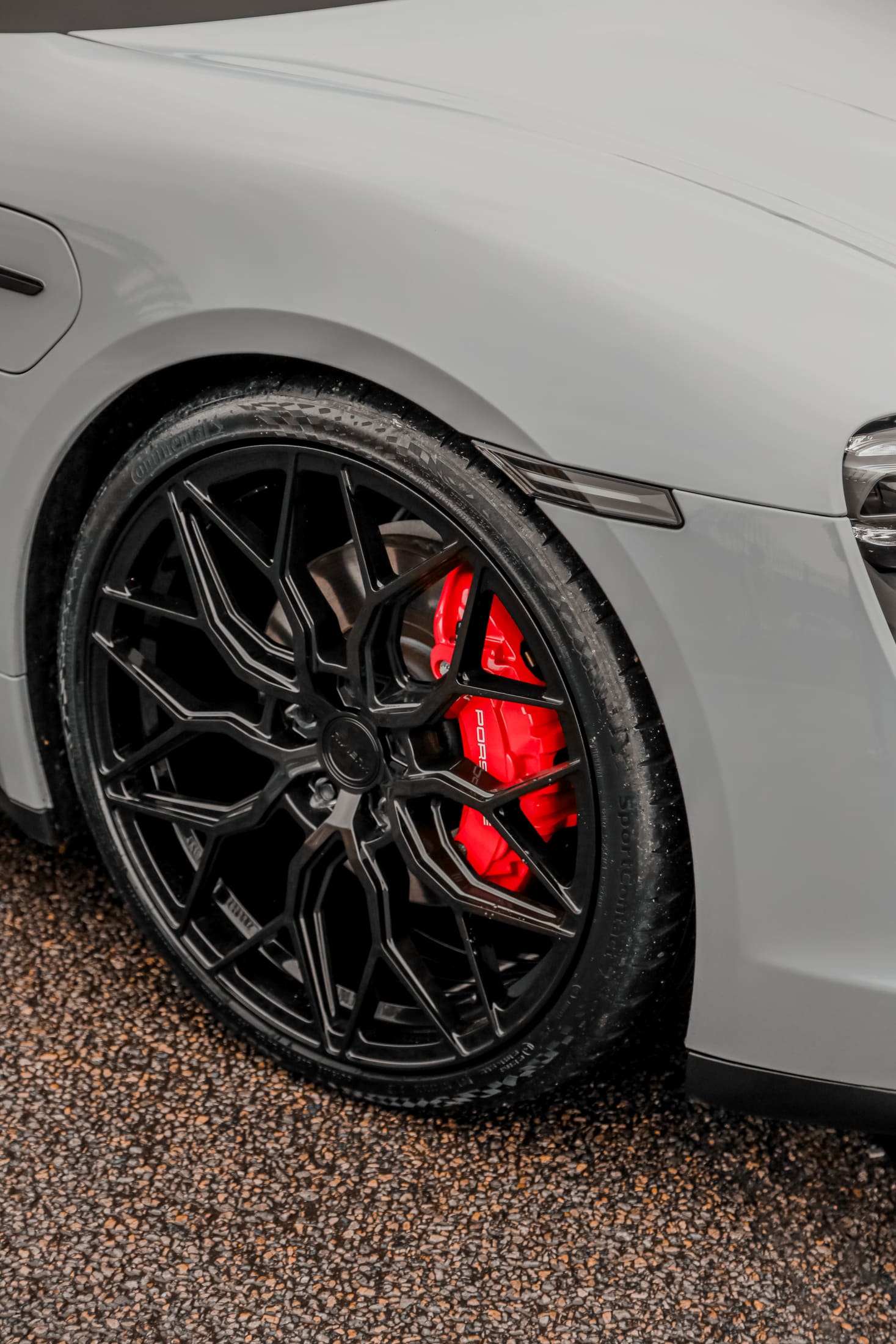 Porsche Taycan Wrap + Wheels still