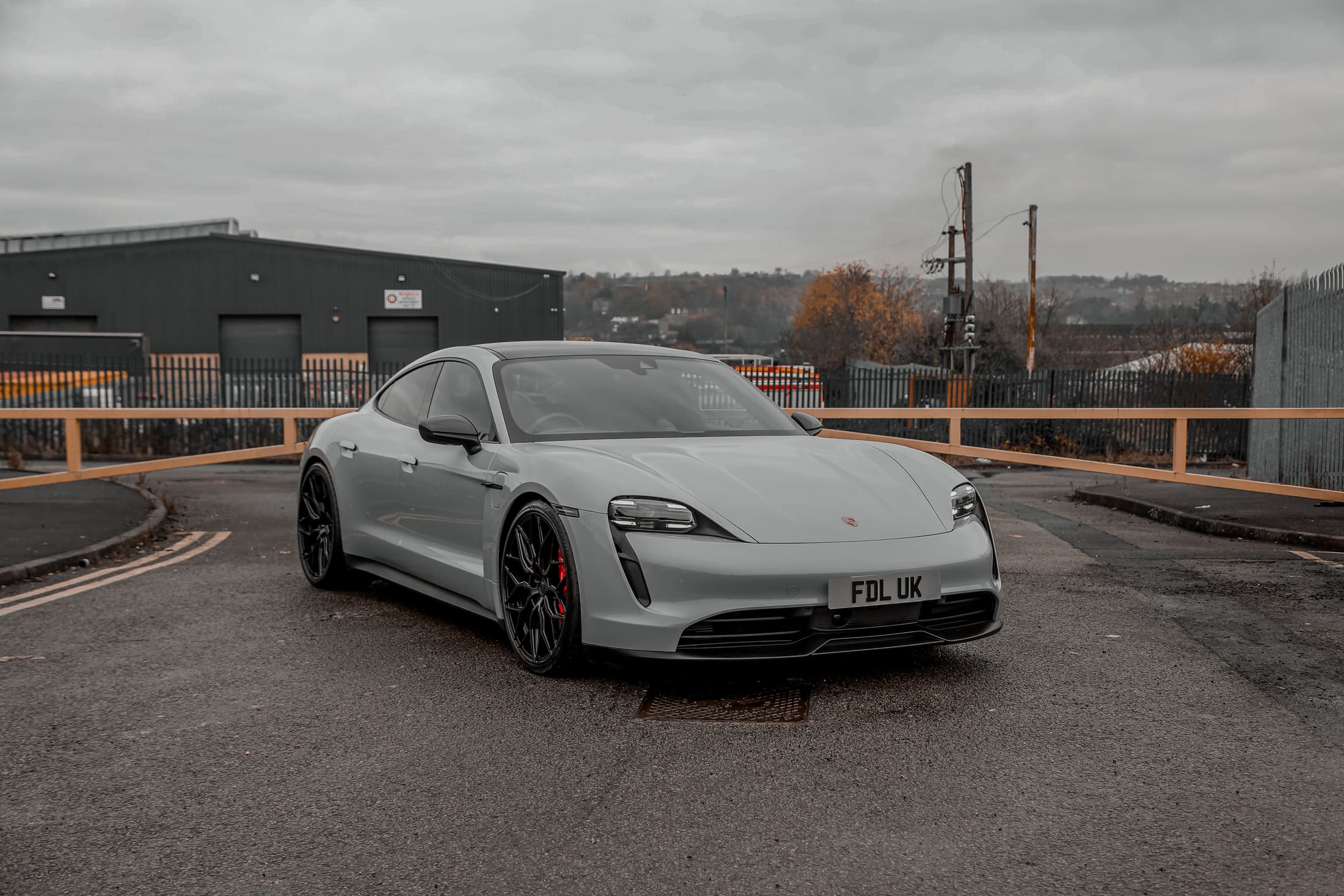 Porsche Taycan Wrap + Wheels still