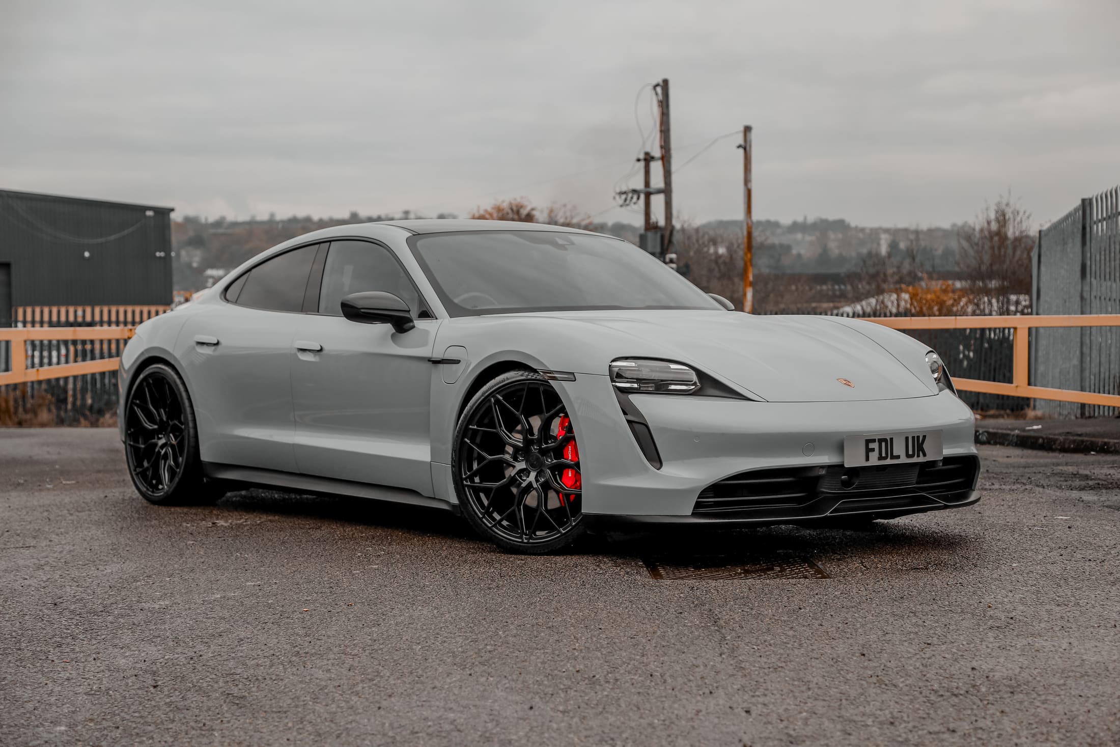 Porsche Taycan Wrap + Wheels still