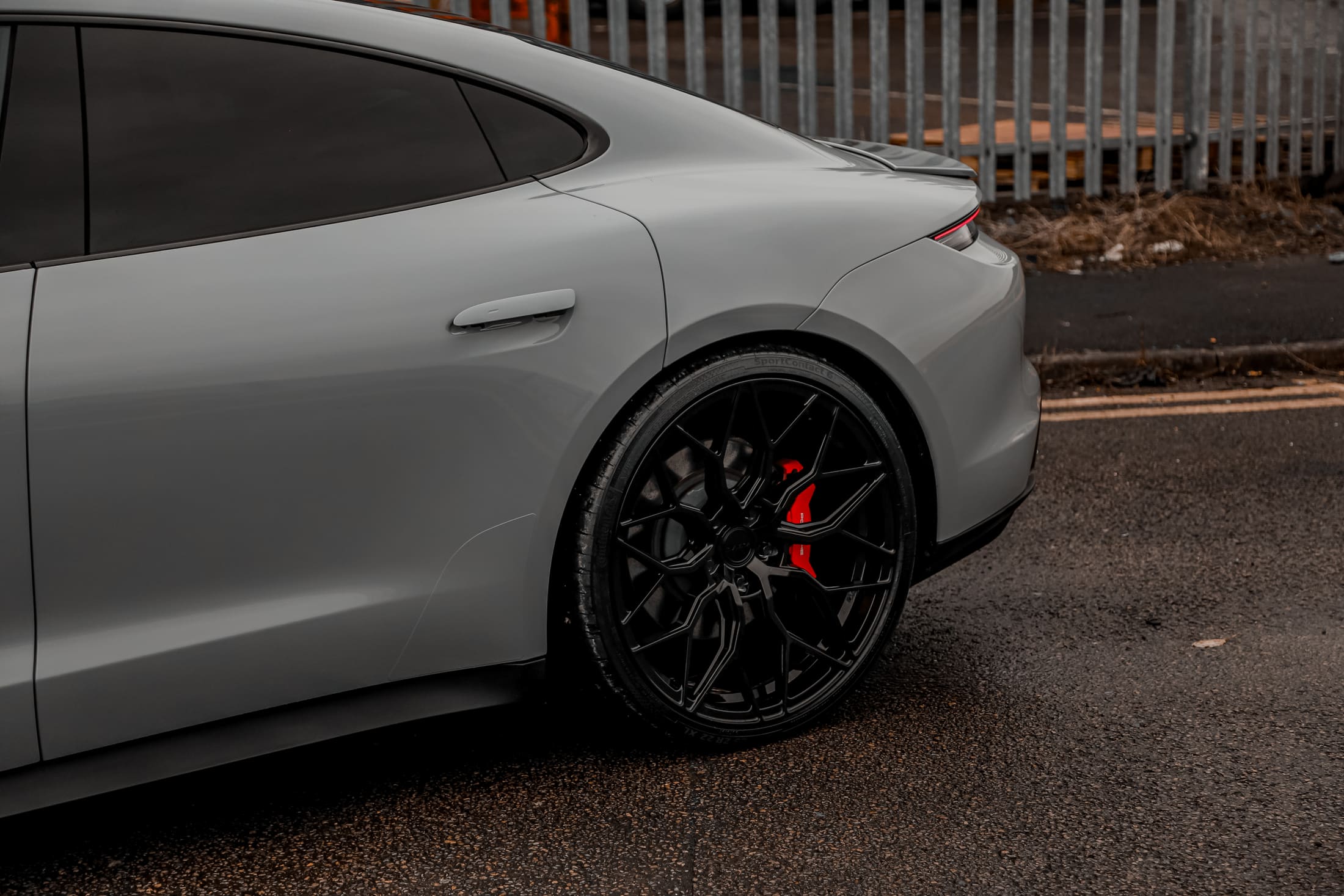 Porsche Taycan Wrap + Wheels still