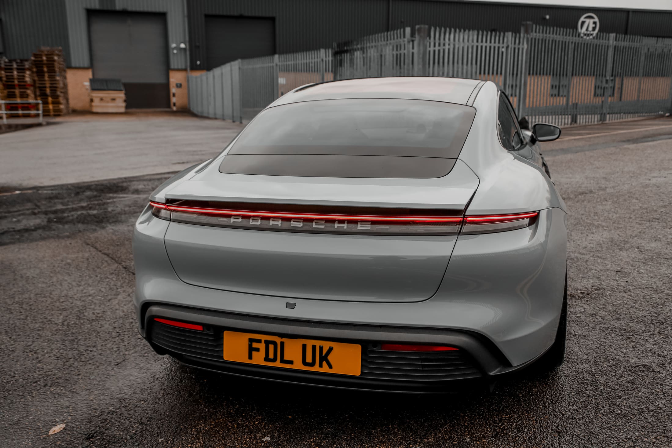 Porsche Taycan Wrap + Wheels still