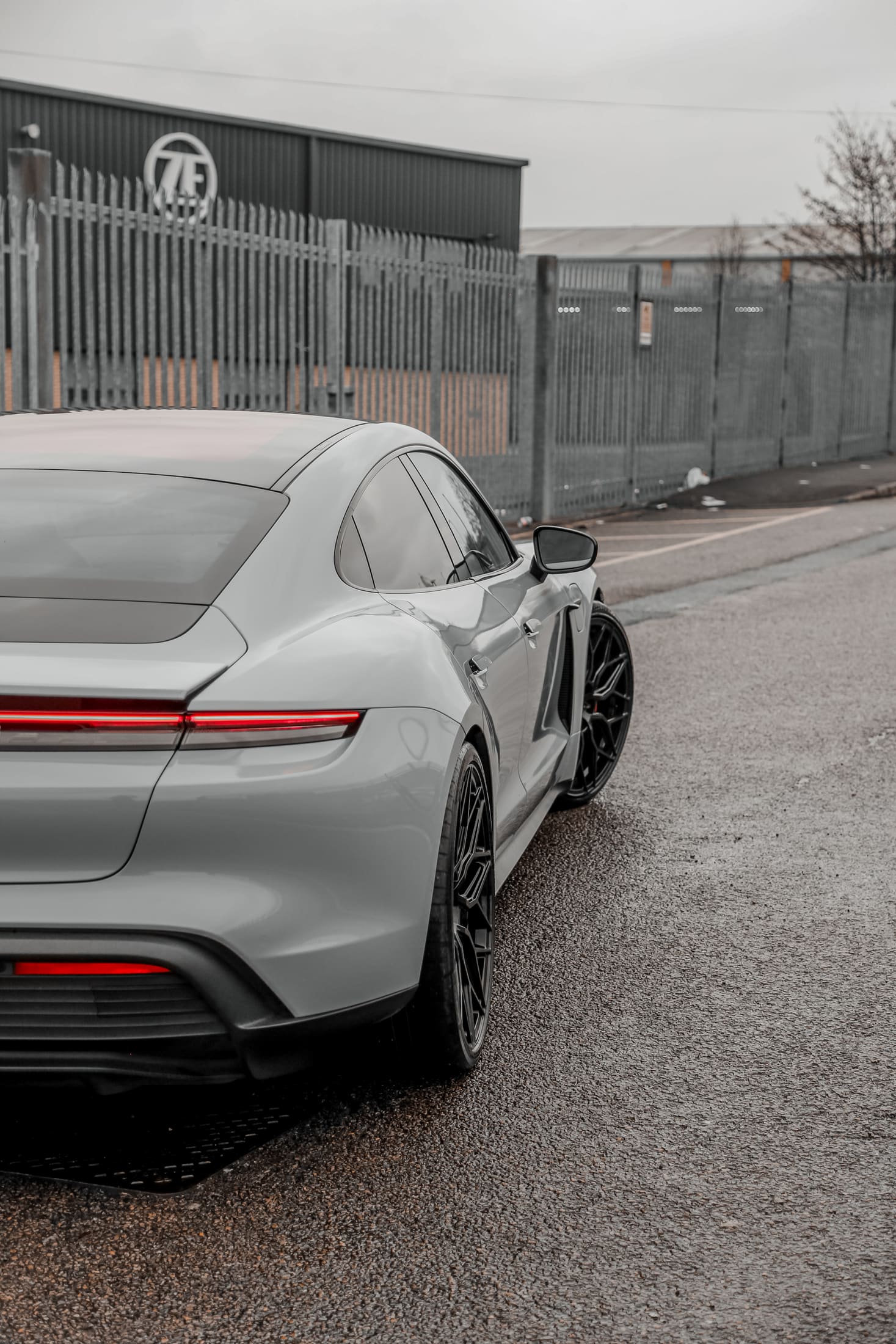 Porsche Taycan Wrap + Wheels still